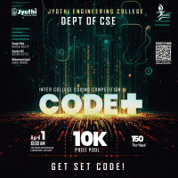 CODE+ Techno Cultural Fest Poster